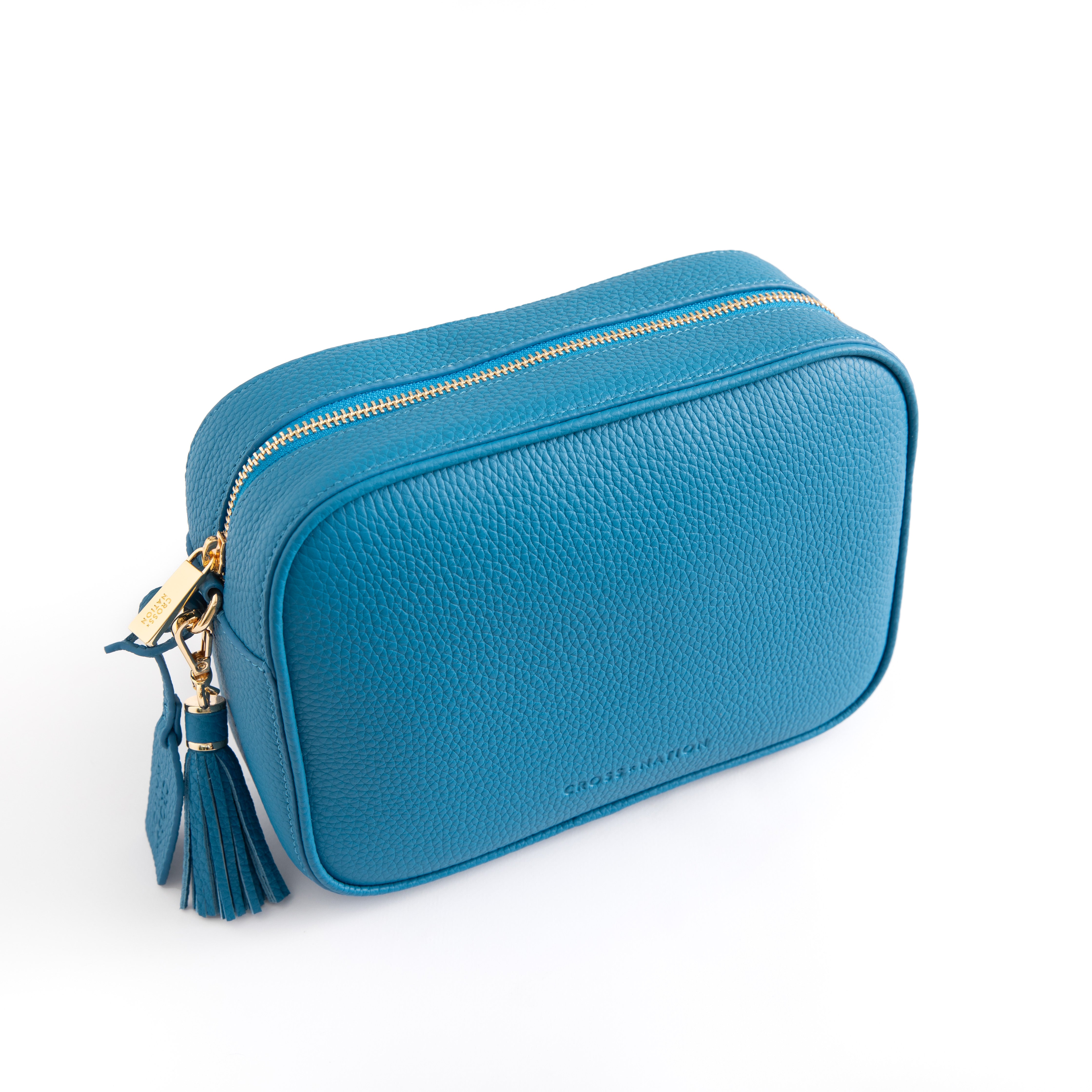 The Amara Crossbody - Santorini Blue