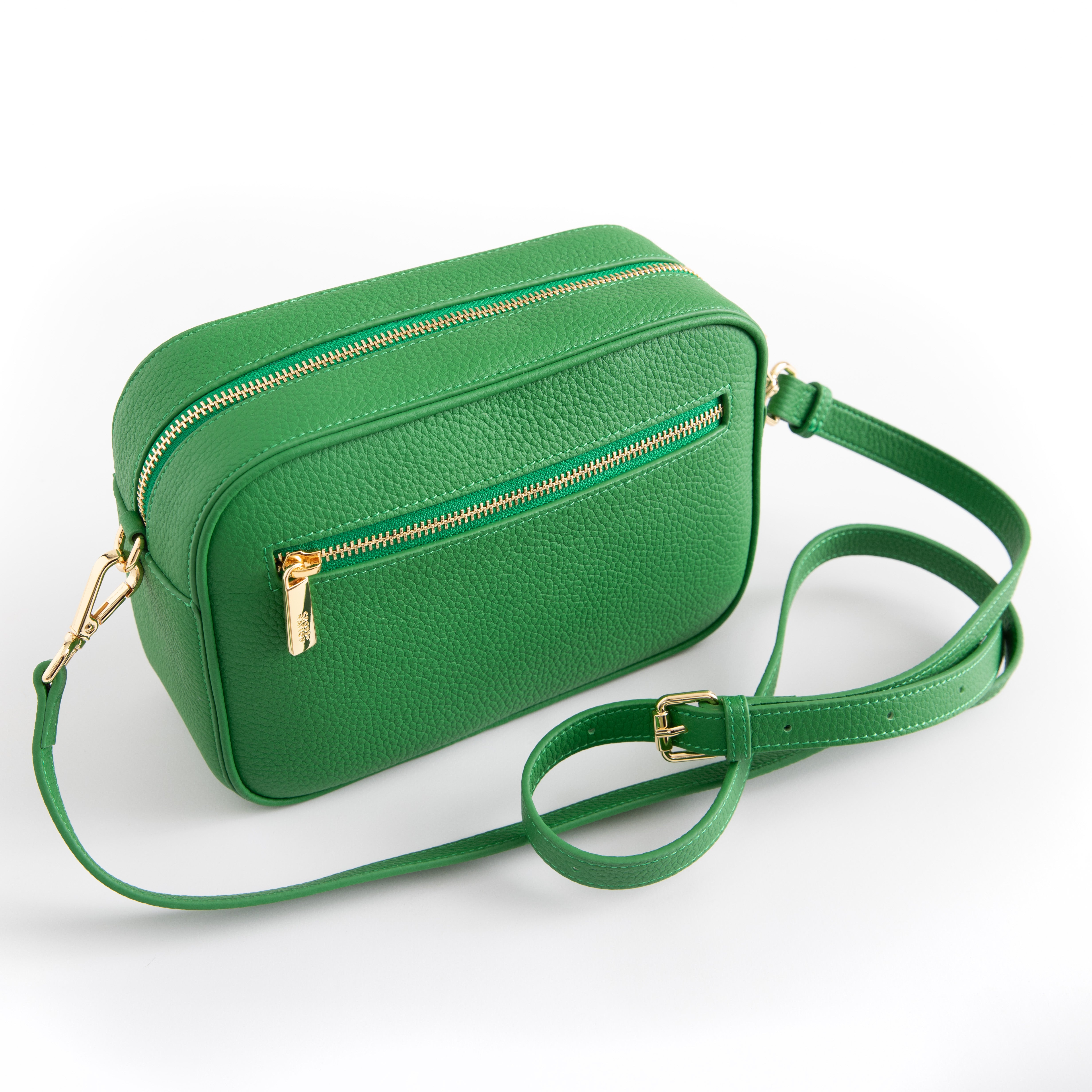The Amara Crossbody - Monaco Emerald Green