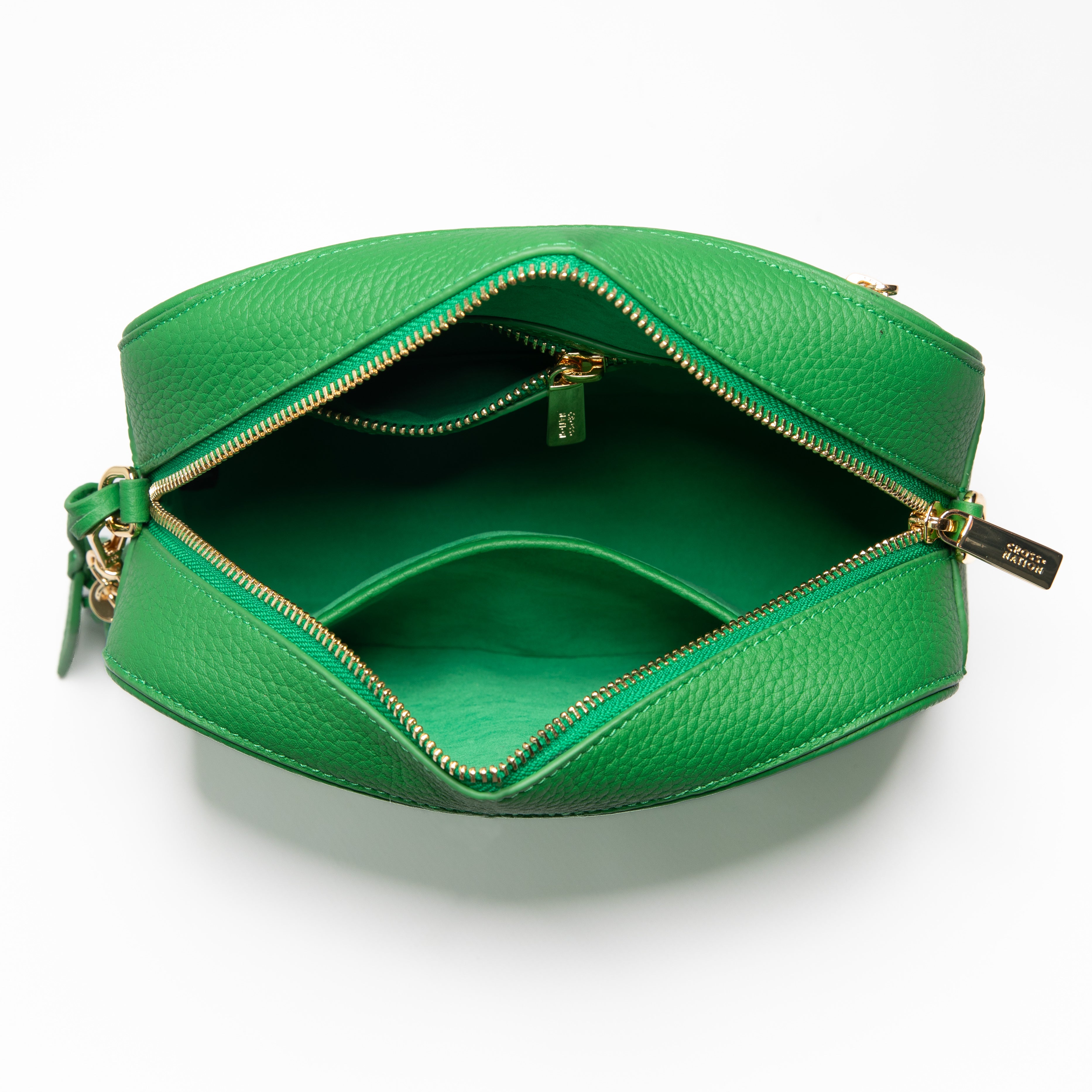 The Amara Crossbody - Monaco Emerald Green