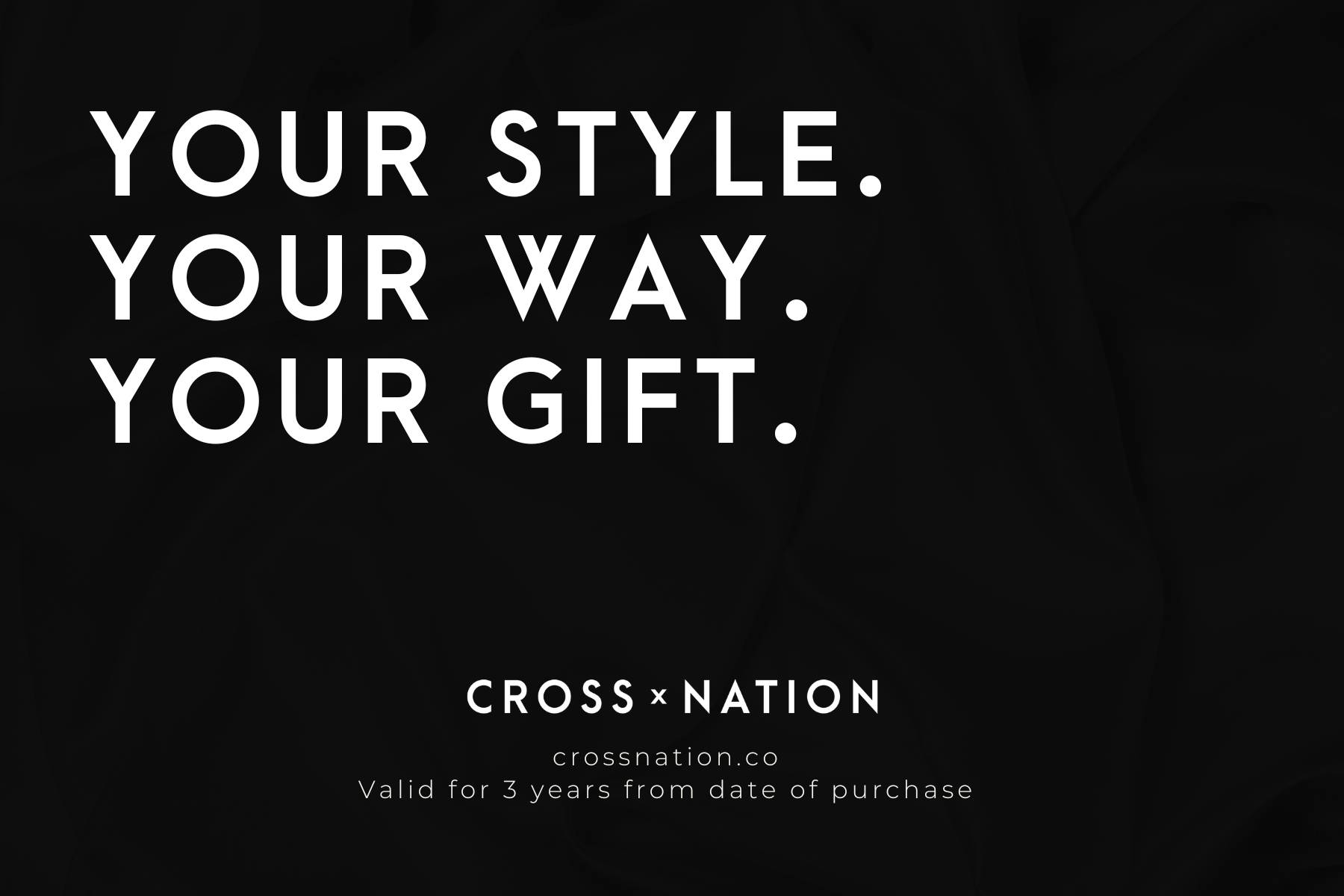 Cross Nation E-Gift Card