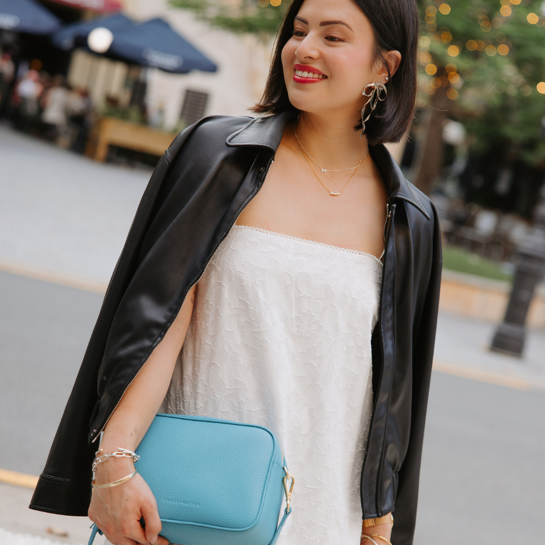 The Amara Crossbody - Amalfi Turquoise