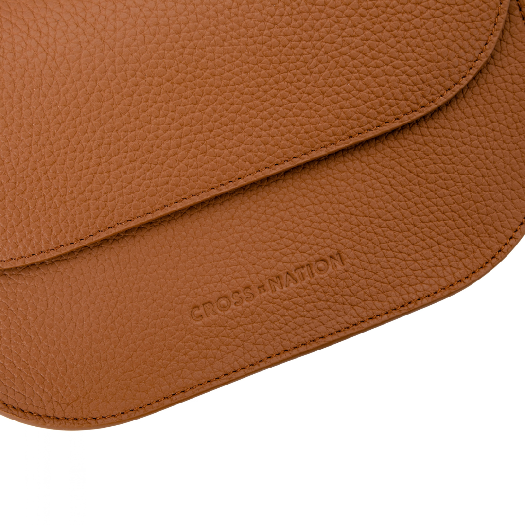 The Sienna Crossbody - Tuscany Tan Brown